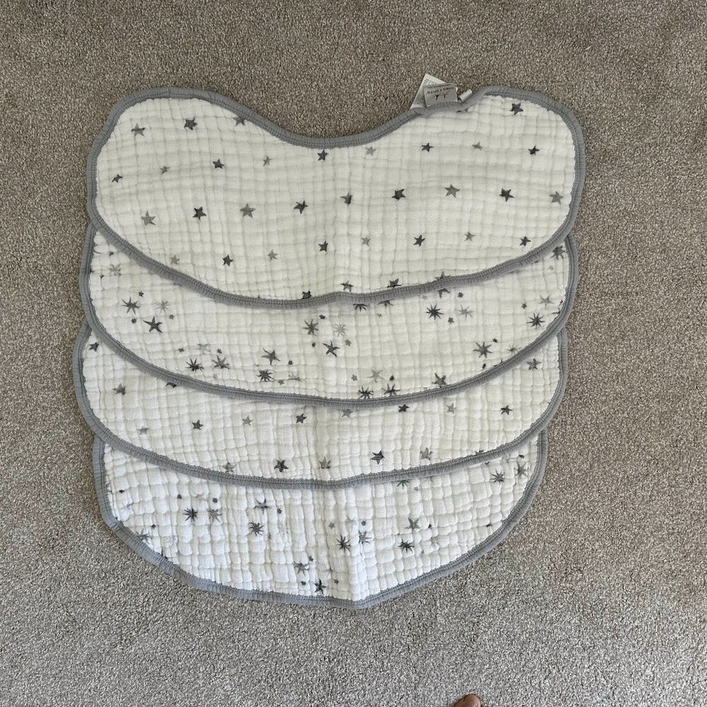 Aden + Anais Burpy Bib, 100% Cotton 22.5" × 11" Burp Cloth